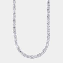مملوكة مسبقًا Hermes Chaine D'Ancre Necklace 43 Frames Size Pm Sv925