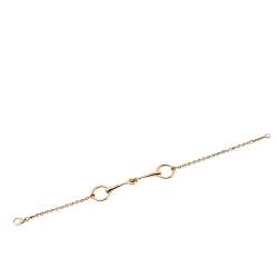 Hermes Filet d'Or Diamond 18K Rose Gold Bracelet SH