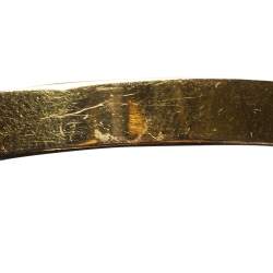 Hermes Collier de Chien 18K Yellow Gold Narrow Bracelet SH
