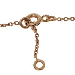 Pre Owned Hermes Farandole 18K Rose Gold Pendant Necklace
