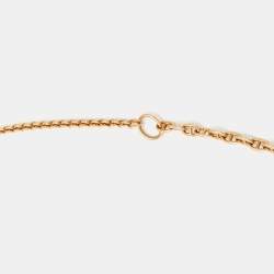 Hermès Chaine d'Ancre Punk Diamond 18k Rose Gold Large Model Necklace