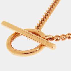 Hermes 18K Rose Gold  Echappee Link Necklace