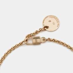 Hermes Kelly Clochette  Diamonds 18k Rose Gold Small Model Bracelet
