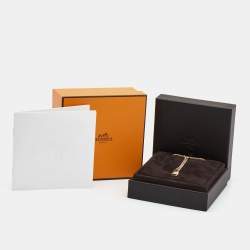 Hermes Kelly Clochette Diamonds 18k Rose Gold Small Model Necklace