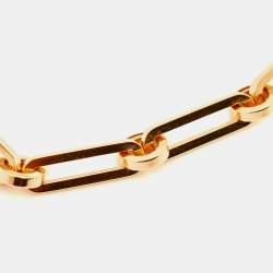 Hermes Kelly Chaine Diamonds 18k Rose Gold Small Model Bracelet SH