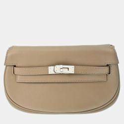 Hermes Etoupe Swift Leather Kelly Move Bag