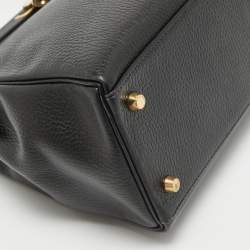 Hermes Noir Ardennes Leather Gold Finish Kelly Retourne 32 Bag