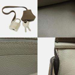 Hermes Taurillon Taupe Birkin 30 Handbag