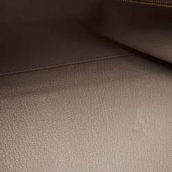 Hermes Gris Asphalt Togo Leather Gold Finish Kelly Retourne 35 Bag