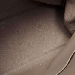 Hermes Gris Asphalt Togo Leather Gold Finish Kelly Retourne 35 Bag