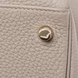 Hermes Gris Asphalt Togo Leather Gold Finish Kelly Retourne 35 Bag