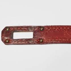 Hermes Sanguine Ostrich Kelly Longue Wallet