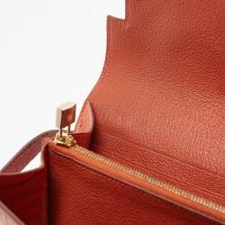 Hermes Sanguine Ostrich Kelly Longue Wallet