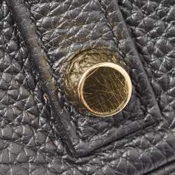 Hermès Noir Togo Leather Gold Finish Birkin 25 Bag