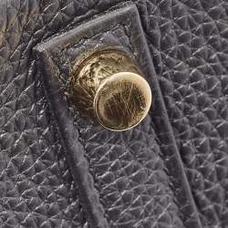 Hermès Noir Togo Leather Gold Finish Birkin 25 Bag