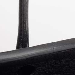 Hermès Noir Togo Leather Gold Finish Birkin 25 Bag