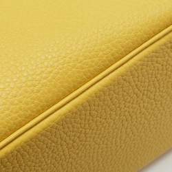 Hermes Jaune de Naples Taurillon Clemence Leather Picotin Lock 18 Bag