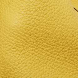 Hermes Jaune de Naples Taurillon Clemence Leather Picotin Lock 18 Bag