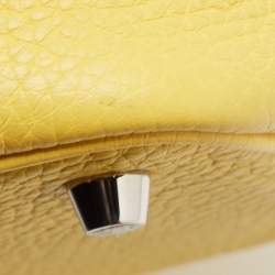 Hermes Jaune de Naples Taurillon Clemence Leather Picotin Lock 18 Bag