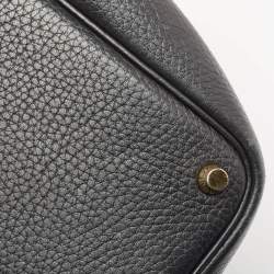 Pre Owned Hermes Noir Taurillon Clemence Leather Picotin Lock 18 Bag