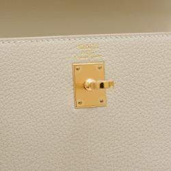 Hermes Cre Togo Kelly 25 Handbag