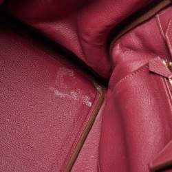 Hermes Tosca Togo Leather Gold Finished Birkin 35 Bag