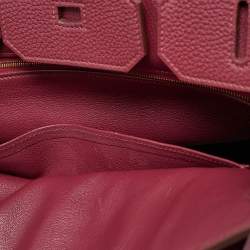 Hermes Tosca Togo Leather Gold Finished Birkin 35 Bag