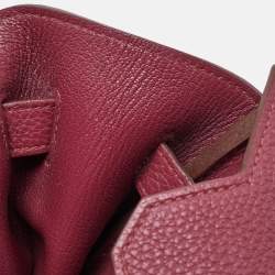 Hermes Tosca Togo Leather Gold Finished Birkin 35 Bag