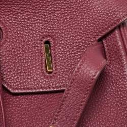 Hermes Tosca Togo Leather Gold Finished Birkin 35 Bag