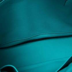 Hermes Vert Verone Swift Leather Palladium Finish Berline 28 Bag