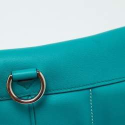 Hermes Vert Verone Swift Leather Palladium Finish Berline 28 Bag