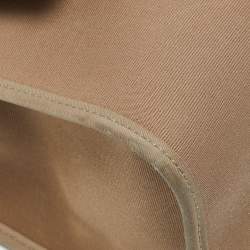 Pre Owned Hermès Ebene/Etain Canvas and Leather Herbag Zip 31 Bag
