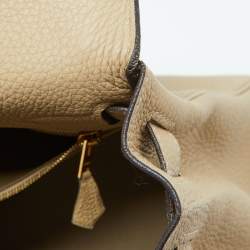 Hermès Trench Togo Leather Gold Finish Kelly Retourne 28 Bag