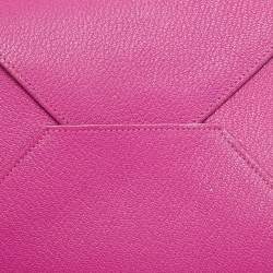 Hermès Magnolia/Jaune Ambre/Cappucine Leather Envelope Trio Wallet