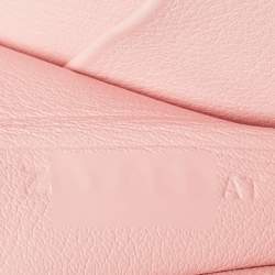 Hermès Rose Sakura Swift Leather Jige Duo Clutch