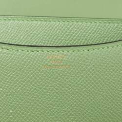 Pre Owned Hermès Pelouse Epsom Leather Gold Finish Constance 18 Bag 