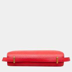 Hermes Rouge Casaque Epsom Leather Constance III Mini Shoulder Bag