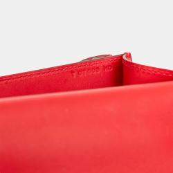 Hermes Rouge Casaque Epsom Leather Constance III Mini Shoulder Bag