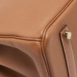 Hermes Gold Togo Leather Gold Finish Birkin 35 Bag