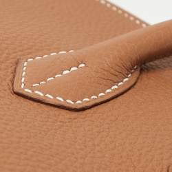 Hermes Gold Togo Leather Gold Finish Birkin 35 Bag