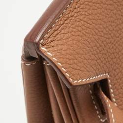 Hermes Gold Togo Leather Gold Finish Birkin 35 Bag