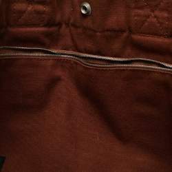 Pre Owned Hermes Brown Canvas Fourre Tout Tote