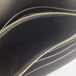 Hermes Black Epsom Leather Kelly Long Wallet