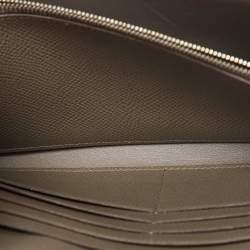 Hermès Gris Etain Epsom Leather Constance Long To Go Wallet