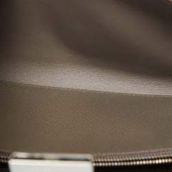 Hermès Gris Etain Epsom Leather Constance Long To Go Wallet