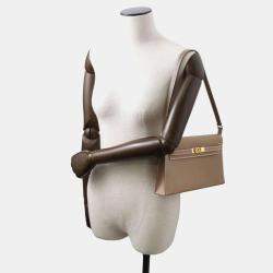 Hermes Étoupe Madame Leather Kelly Elan Shoulder Bag