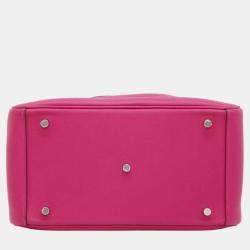Pre Owned Hermes Rose Purple Evercolor 30 Lindy Shoulder Bags