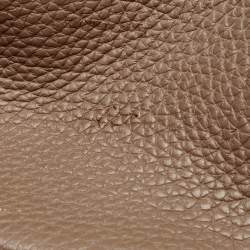 Hermes Etoupe Togo Leather Gold Finish Birkin 35 Bag