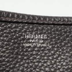 Hermes Brown Leather Evelyne III GM Bag