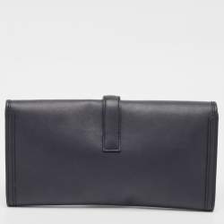 Hermes Bleu Indigo Swift Leather Elan Jige 29 Clutch